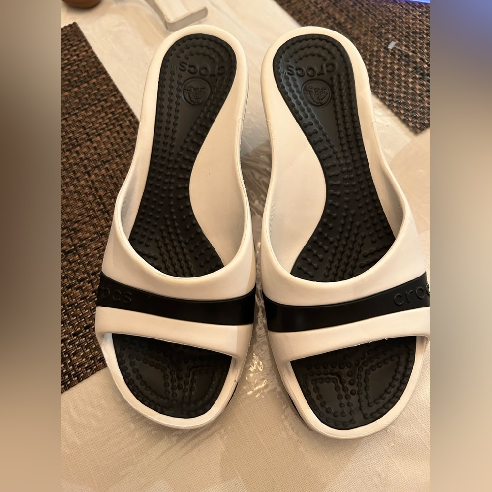 Croc heels. Don’t sell these on the website or in store anymore.